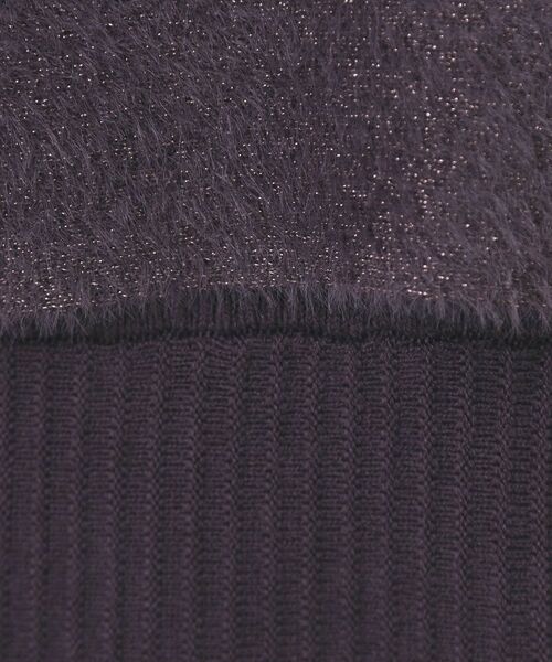 index / インデックス セットアップ | ラメフェザープルオーバーセット ニットワンピース【洗濯機OK】《XS~LL》 | 詳細7