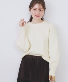 index / インデックス ニット・セーター | モックネックボクシーラメニット【洗濯機OK】《7col》