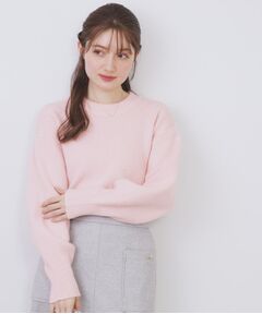 index / インデックス ニット・セーター | モックネックボクシーラメニット【洗濯機OK】《7col》