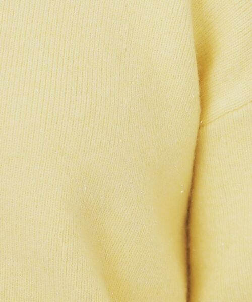 index / インデックス ニット・セーター | モックネックボクシーラメニット【洗濯機OK】《7col》 | 詳細16