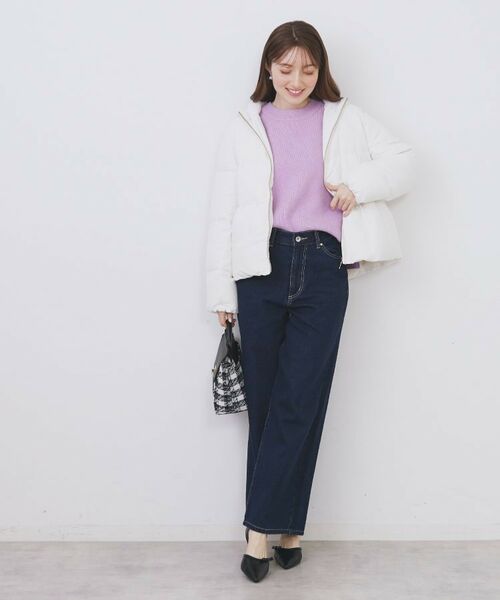 index / インデックス ニット・セーター | モックネックボクシーラメニット【洗濯機OK】《7col》 | 詳細19