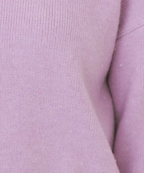 index / インデックス ニット・セーター | モックネックボクシーラメニット【洗濯機OK】《7col》 | 詳細20