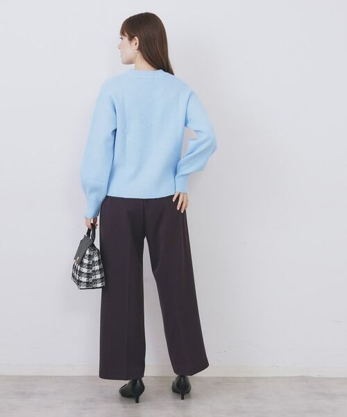 index / インデックス ニット・セーター | モックネックボクシーラメニット【洗濯機OK】《7col》 | 詳細23