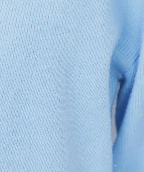 index / インデックス ニット・セーター | モックネックボクシーラメニット【洗濯機OK】《7col》 | 詳細24