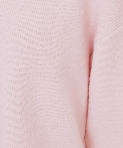 index / インデックス ニット・セーター | モックネックボクシーラメニット【洗濯機OK】《7col》 | 詳細28