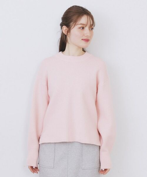 index / インデックス ニット・セーター | モックネックボクシーラメニット【洗濯機OK】《7col》 | 詳細29