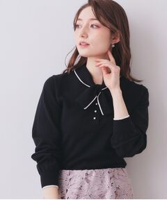 index / インデックス ニット・セーター | ヘンリーパールミニボウタイニット【洗濯機OK】