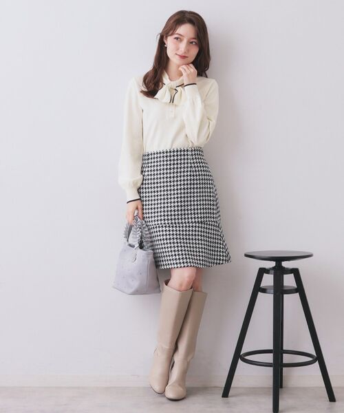 index / インデックス ニット・セーター | ヘンリーパールミニボウタイニット【洗濯機OK】 | 詳細10