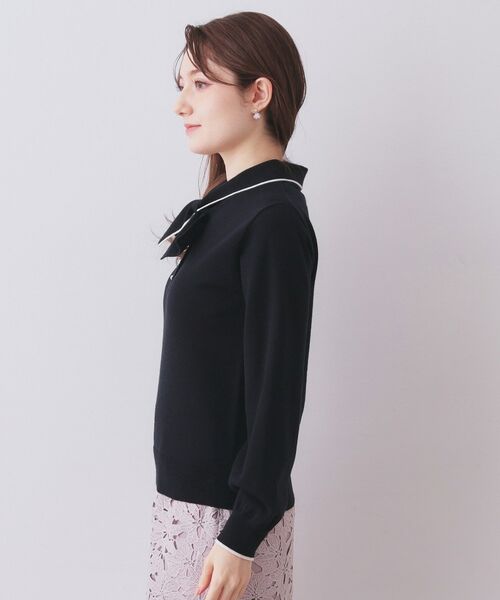 index / インデックス ニット・セーター | ヘンリーパールミニボウタイニット【洗濯機OK】 | 詳細18