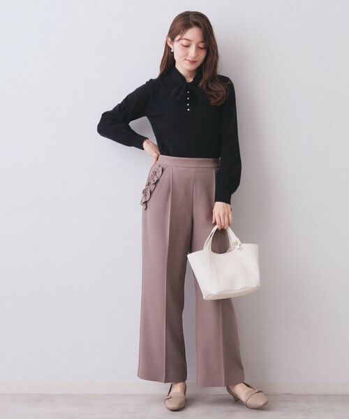 index / インデックス ニット・セーター | ヘンリーパールミニボウタイニット【洗濯機OK】 | 詳細2