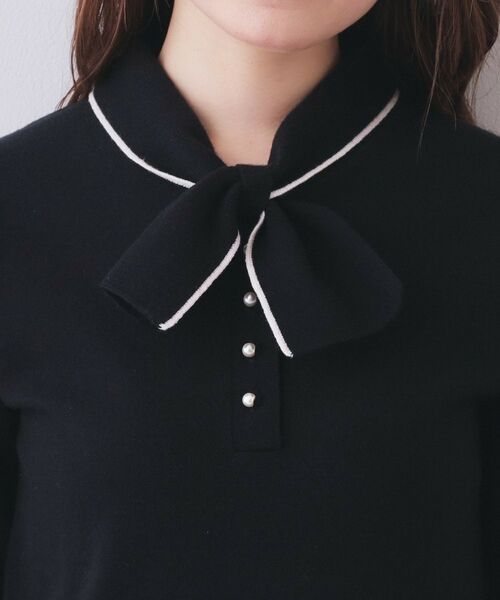 index / インデックス ニット・セーター | ヘンリーパールミニボウタイニット【洗濯機OK】 | 詳細20