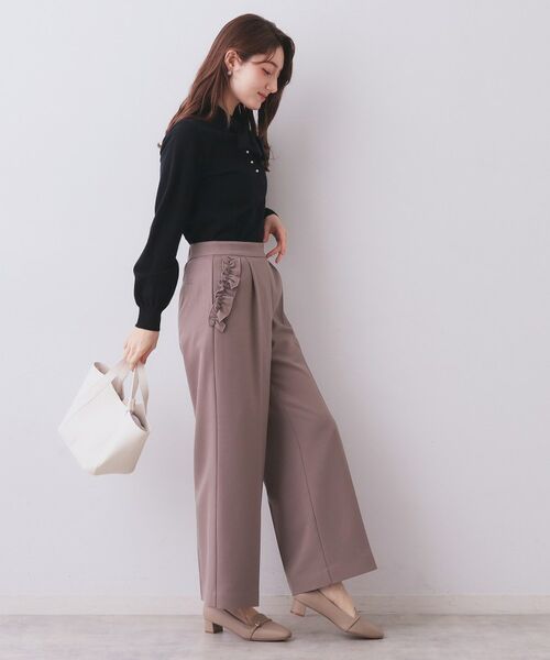 index / インデックス ニット・セーター | ヘンリーパールミニボウタイニット【洗濯機OK】 | 詳細3