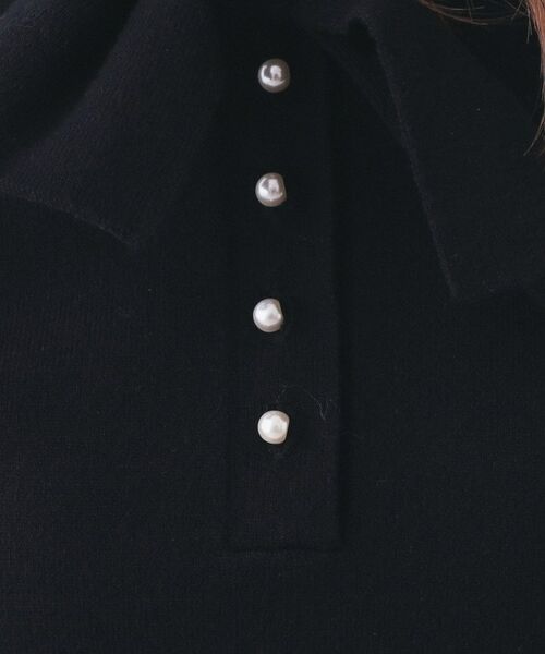 index / インデックス ニット・セーター | ヘンリーパールミニボウタイニット【洗濯機OK】 | 詳細4