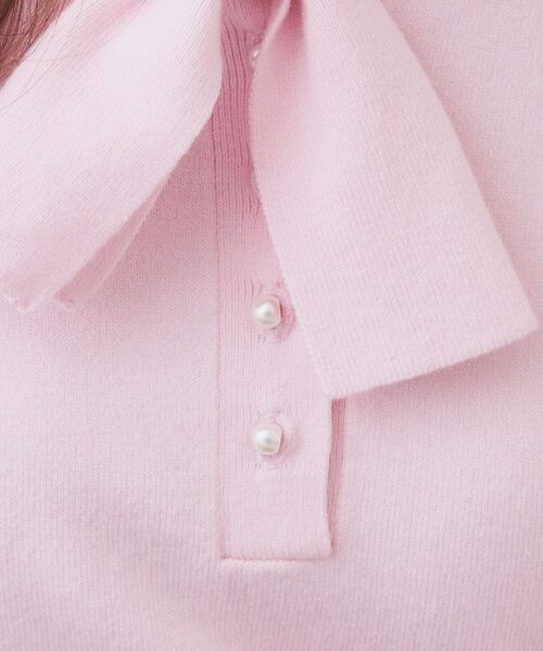 index / インデックス ニット・セーター | ヘンリーパールミニボウタイニット【洗濯機OK】 | 詳細8