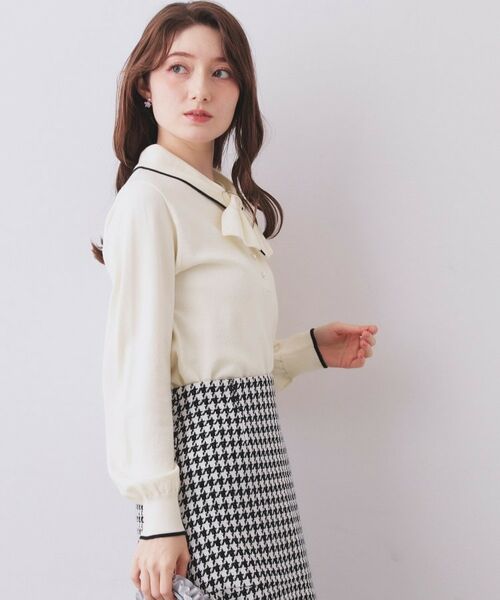 index / インデックス ニット・セーター | ヘンリーパールミニボウタイニット【洗濯機OK】 | 詳細9