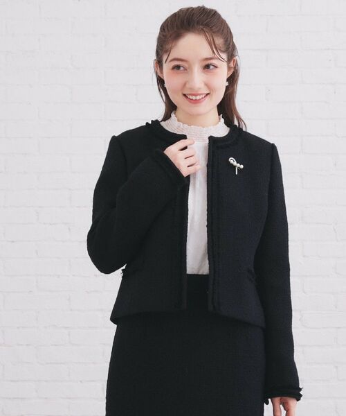 index / インデックス シャツ・ブラウス | フリルハイネックレーストップス【洗濯機OK】 | 詳細1