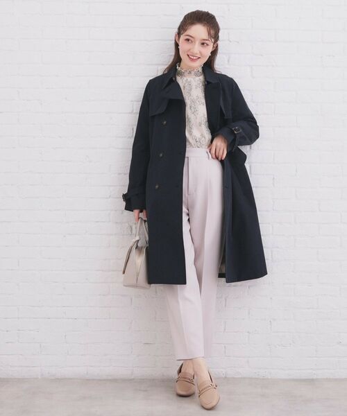 index / インデックス シャツ・ブラウス | フリルハイネックレーストップス【洗濯機OK】 | 詳細10