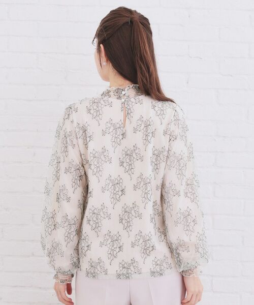 index / インデックス シャツ・ブラウス | フリルハイネックレーストップス【洗濯機OK】 | 詳細15