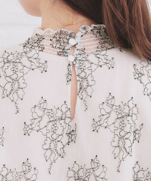 index / インデックス シャツ・ブラウス | フリルハイネックレーストップス【洗濯機OK】 | 詳細17