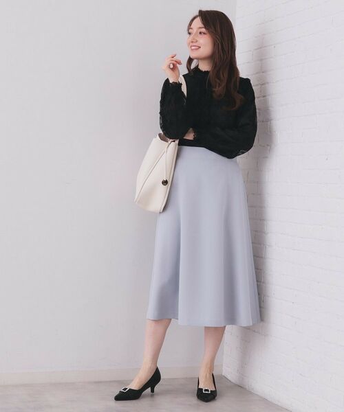 index / インデックス シャツ・ブラウス | フリルハイネックレーストップス【洗濯機OK】 | 詳細7