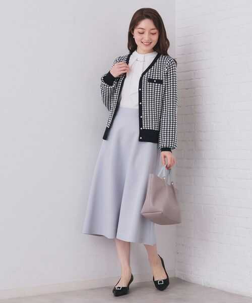 index / インデックス カーディガン・ボレロ | チェックジャカードカーディガン【洗濯機OK】 | 詳細10