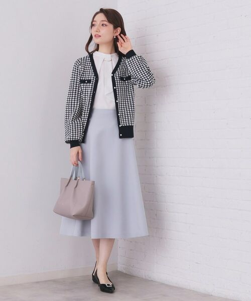 index / インデックス カーディガン・ボレロ | チェックジャカードカーディガン【洗濯機OK】 | 詳細11