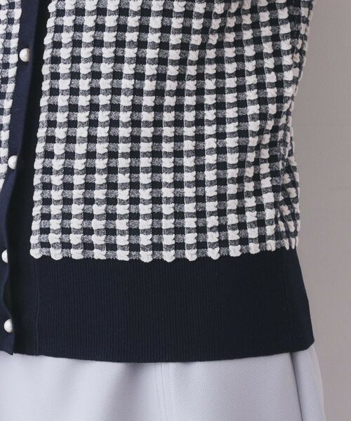 index / インデックス カーディガン・ボレロ | チェックジャカードカーディガン【洗濯機OK】 | 詳細18