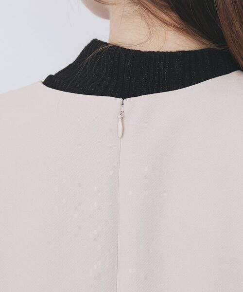 index / インデックス ミニ丈・ひざ丈ワンピース | キーネックジャンスカ【洗濯機OK/防シワ/イージーアイロン】 | 詳細17