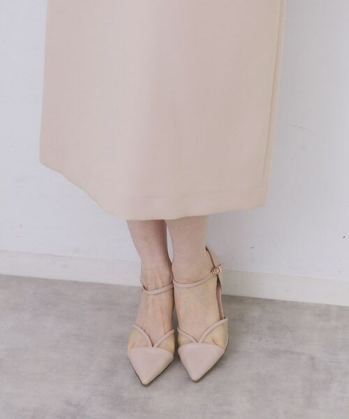 index / インデックス ミニ丈・ひざ丈ワンピース | キーネックジャンスカ【洗濯機OK/防シワ/イージーアイロン】 | 詳細20