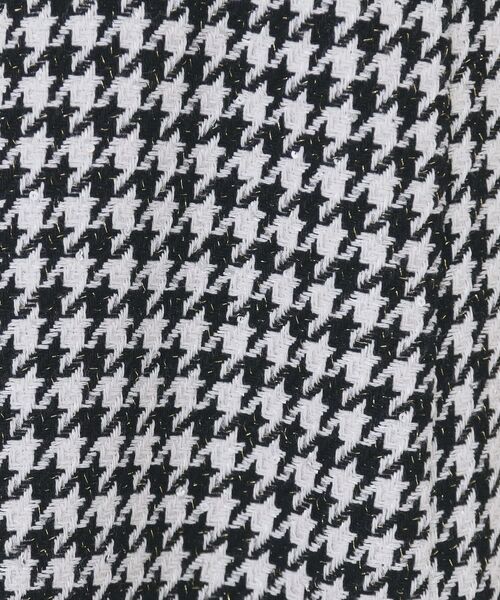 index / インデックス ミニ丈・ひざ丈ワンピース | ラメスパンコール千鳥柄ジャンスカ【洗濯機OK/イージーアイロン】 | 詳細12