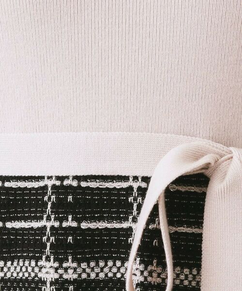 index / インデックス ロング・マキシ丈ワンピース | チェックラメジャカードニットワンピース | 詳細14