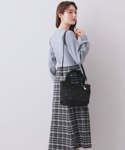 index / インデックス ロング・マキシ丈ワンピース | チェックラメジャカードニットワンピース | 詳細16