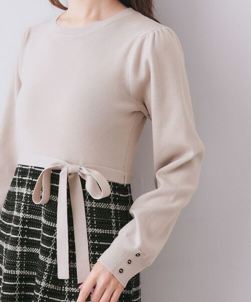 index / インデックス ロング・マキシ丈ワンピース | チェックラメジャカードニットワンピース | 詳細26