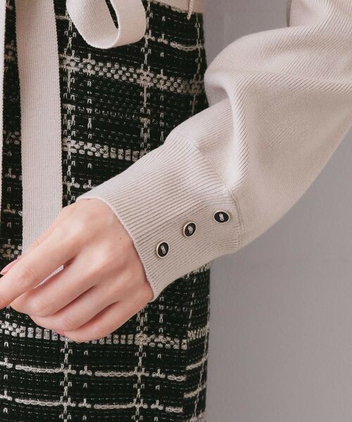 index / インデックス ロング・マキシ丈ワンピース | チェックラメジャカードニットワンピース | 詳細27