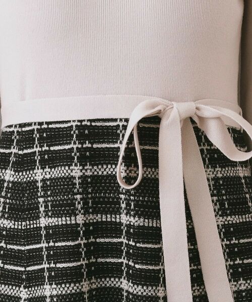 index / インデックス ロング・マキシ丈ワンピース | チェックラメジャカードニットワンピース | 詳細28