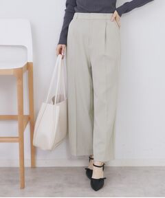 index / インデックス パンツ | あったかワイドパンツ【洗濯機OK/イージーアイロン】