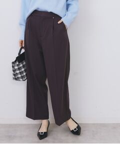 index / インデックス パンツ | あったかワイドパンツ【洗濯機OK/イージーアイロン】