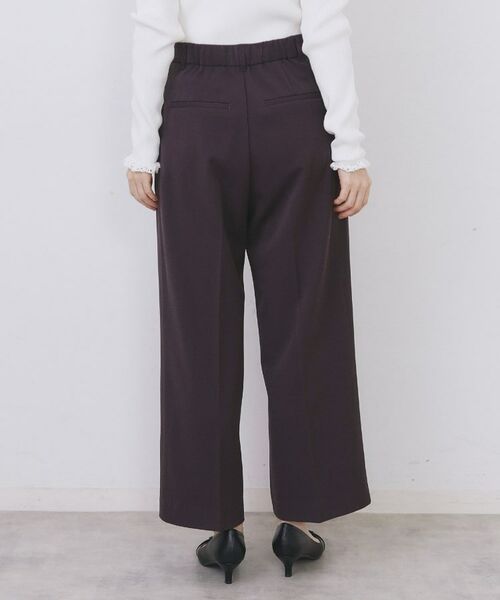 index / インデックス パンツ | 裏起毛ストレッチワイドパンツ【洗濯機OK/イージーアイロン】 | 詳細15