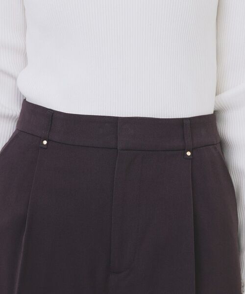 index / インデックス パンツ | 裏起毛ストレッチワイドパンツ【洗濯機OK/イージーアイロン】 | 詳細16