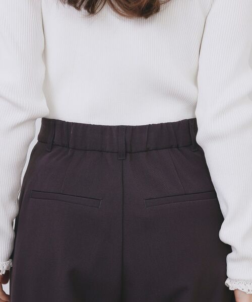 index / インデックス パンツ | 裏起毛ストレッチワイドパンツ【洗濯機OK/イージーアイロン】 | 詳細17