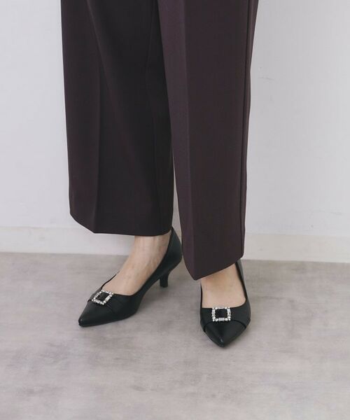 index / インデックス パンツ | 裏起毛ストレッチワイドパンツ【洗濯機OK/イージーアイロン】 | 詳細19