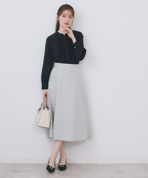 index / インデックス ロング・マキシ丈スカート | フレアスカート【洗濯機OK/防シワ/イージーアイロン】 | 詳細10