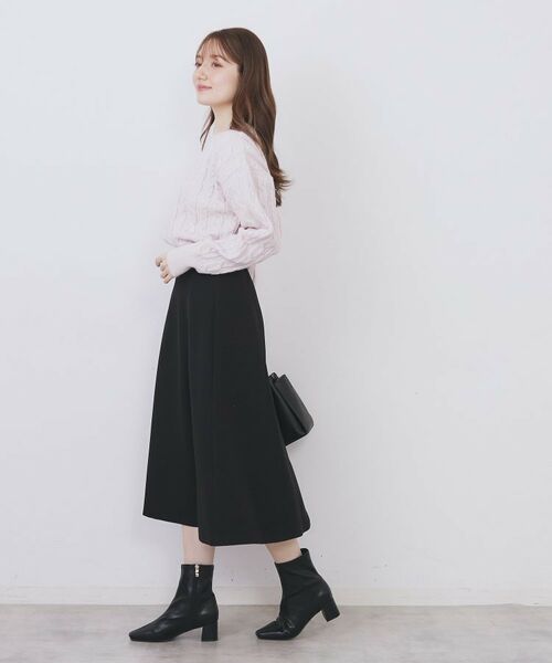 index / インデックス ロング・マキシ丈スカート | フレアスカート【洗濯機OK/防シワ/イージーアイロン】 | 詳細3