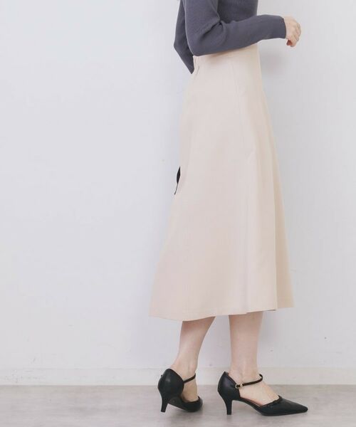 index / インデックス ロング・マキシ丈スカート | フレアスカート【洗濯機OK/防シワ/イージーアイロン】 | 詳細5