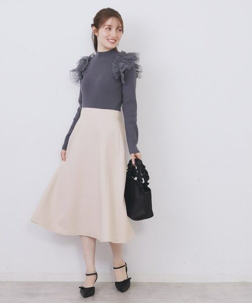 index / インデックス ロング・マキシ丈スカート | フレアスカート【洗濯機OK/防シワ/イージーアイロン】 | 詳細6