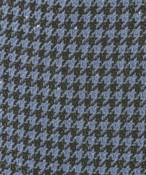 index / インデックス ミニ・ひざ丈スカート | ラメスパンコール千鳥柄ペプラムミニスカート【洗濯機OK/イージーアイロン】 | 詳細12