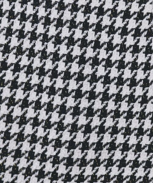 index / インデックス ミニ・ひざ丈スカート | ラメスパンコール千鳥柄ペプラムミニスカート【洗濯機OK/イージーアイロン】 | 詳細4