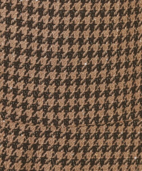 index / インデックス ミニ・ひざ丈スカート | ラメスパンコール千鳥柄ペプラムミニスカート【洗濯機OK/イージーアイロン】 | 詳細8