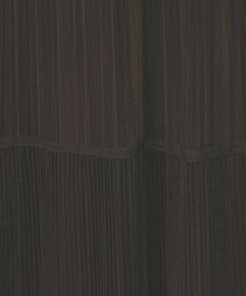 index / インデックス ロング・マキシ丈スカート | リバーシブルチュールティアードフレアスカート【洗濯機可OK】 | 詳細15