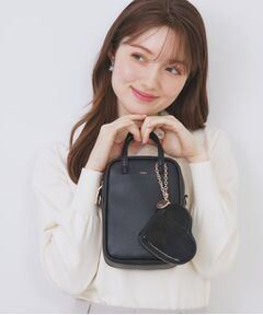 index / インデックス ショルダーバッグ | 【2WAY】ハートポーチ付きミニショルダーバッグ